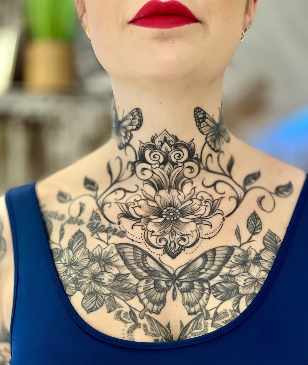 Exempel på en black & grey-tatuering i gråskala – Zoi Tattoo House Malmö