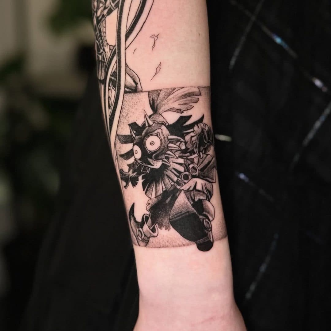 Neo traditional-tatuering av Wolegan, Zoi Tattoo House Malmö