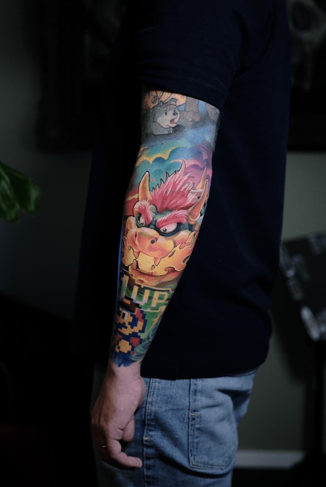 Exempel på en realistisk färgtatuering med fotolika detaljer – Zoi Tattoo House Malmö